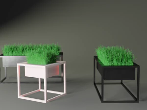 ml-designのフラワーポット 3Dモデル