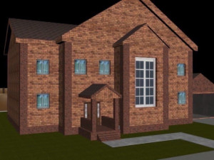 country cottage Modelo 3D