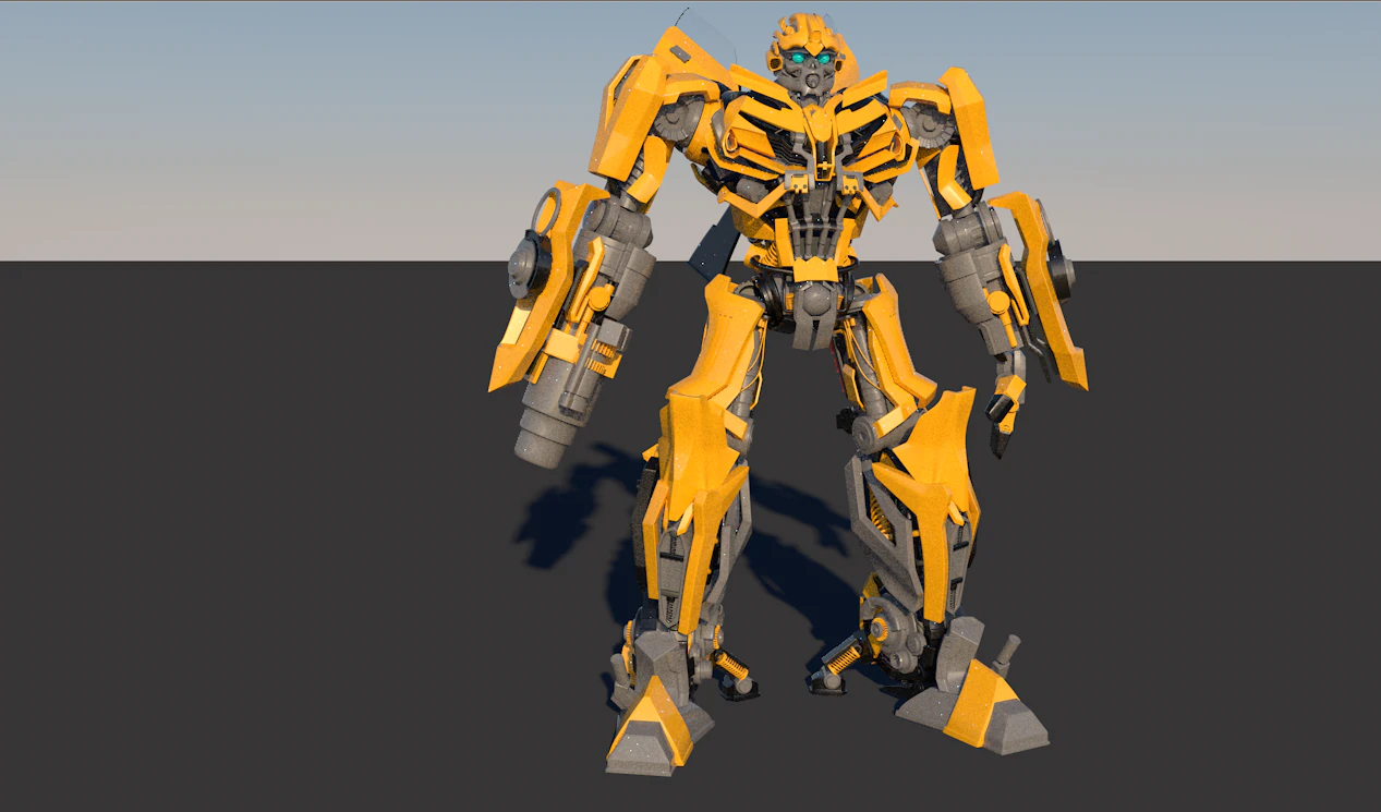 bumblebee 3D Model .c4d .max .obj .3ds .fbx .stl .blend