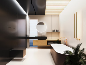 modern bathroom Model 3D