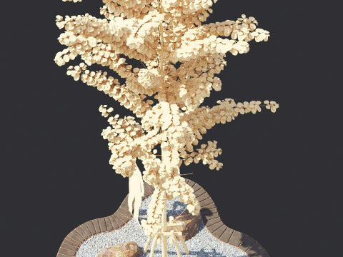 Alnus Glutinosa TREE - Tanaman Hias Corona-Vray-SKP 3D Model