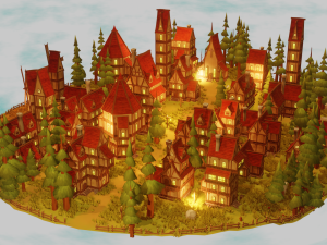 fantasy village pack Modelo 3D