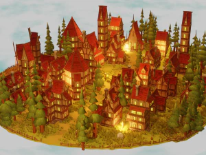 fantasy village pack 3D Model