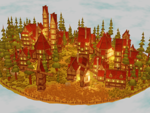 fantasy village pack Modelo 3D