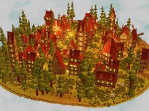 fantasy village pack Modelo 3D