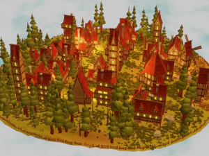 fantasy village pack 3D Model