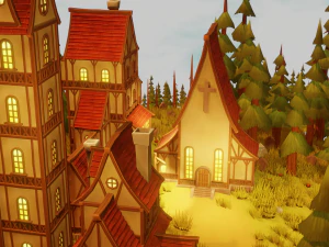 fantasy village pack 3D Model