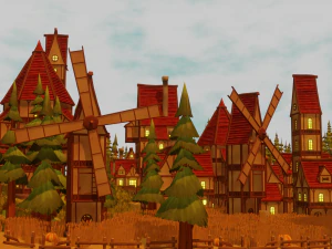fantasy village pack 3D Model