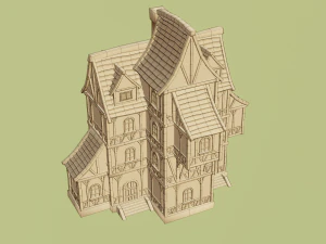 fantasy village pack 3D Model