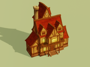 fantasy village pack Modelo 3D