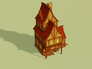 fantasy village pack Modelo 3D