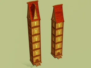 fantasy village pack 3D Model