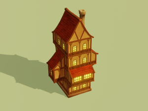 fantasy village pack Modelo 3D