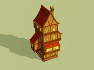 fantasy village pack 3D Model