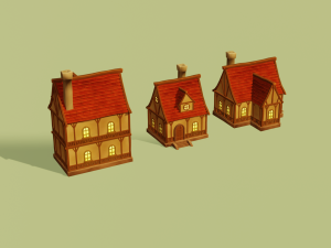 fantasy village pack Modelo 3D