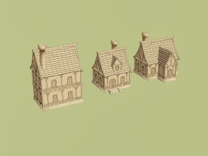 fantasy village pack 3D Model