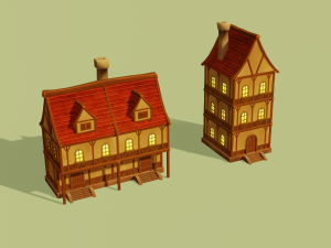 fantasy village pack Modelo 3D