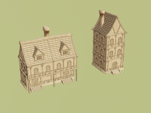 fantasy village pack Modelo 3D