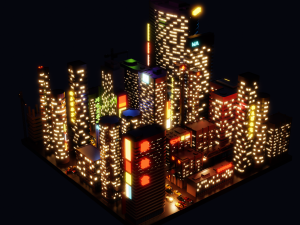 city lowpoly 3D Model