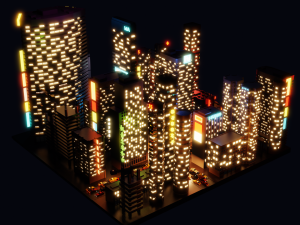 city lowpoly 3D Model