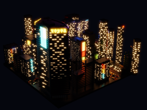 city lowpoly 3D Model