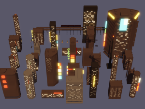city lowpoly 3D Model