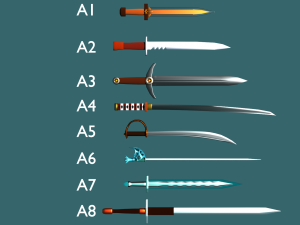 phinikes sword collection 1 3D Model