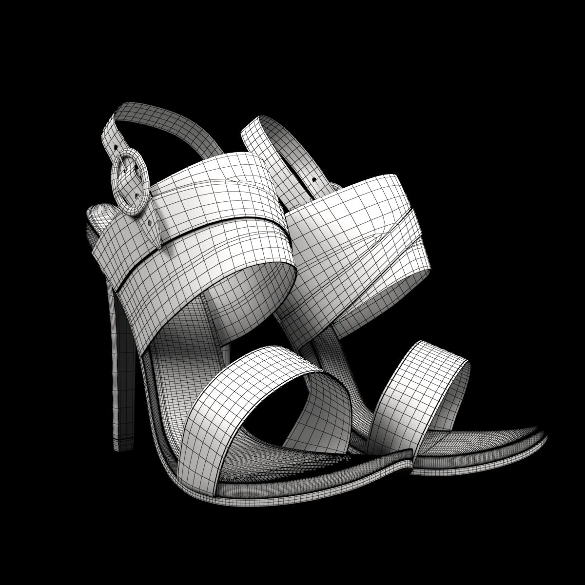 STL file Women's High Heels Sandals - Love Bites Pattern ❤️‍🔥・Model to  download and 3D print・Cults