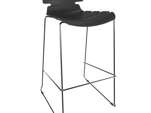 techno bar stool 3D मॉडल