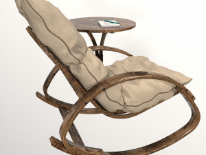 rocking chair Modèle 3D