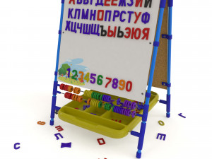 magnetic drawing board for children 3D Model