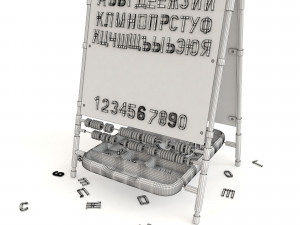magnetic drawing board for children Modelo 3D