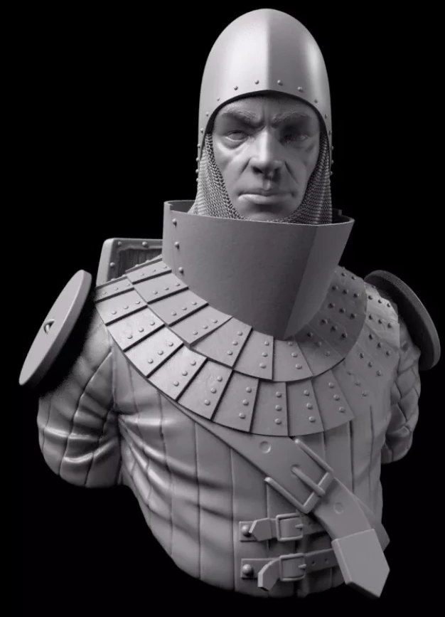 busto medievale 3D Print Model .c4d .max .obj .3ds .fbx .stl .blend