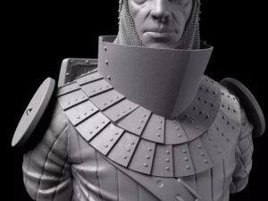 busto medievale 3D 打印模型