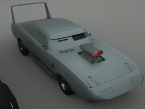8 cars sport and armored 3D Model