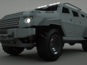 8 cars sport and armored 3D Model