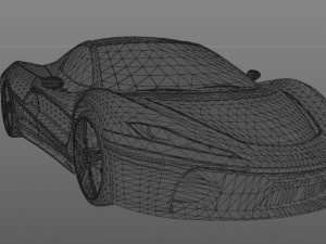 8 cars sport and armored 3D Model