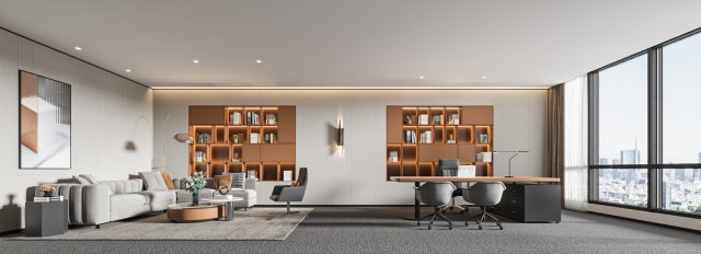 manage room office 3d modle 3D Model .c4d .max .obj .3ds .fbx .stl .blend 