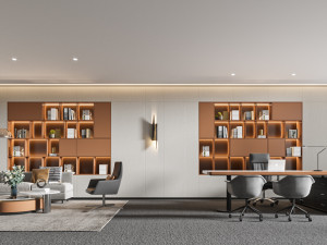 manage room office 3d modle 3D मॉडल