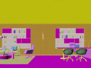 manage room office 3d modle 3D Model