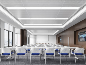 modern multifunctional training meeting room Model 3D