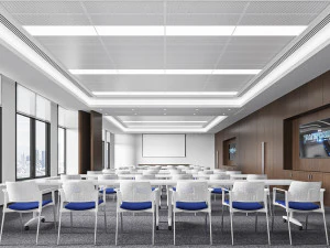 moderna sala de reuniões de treinamento multifuncional Modelo 3D