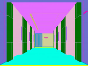 elevator hall 3d modle 3D-Modell