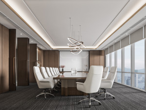 financial company meeting room 3D मॉडल