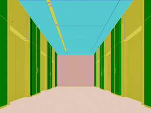 elevator hall 3d modle 3D Модель