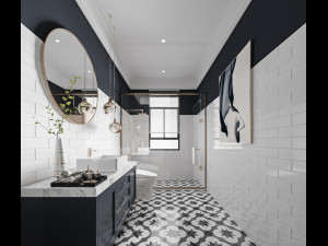 bathroom 3D 模型
