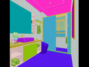 bathroom 3D 模型