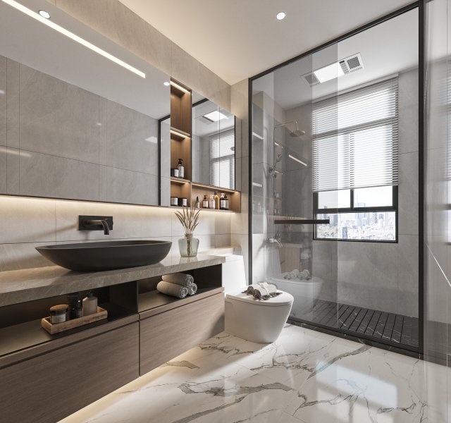 bathroom Modèle 3D .c4d .max .obj .3ds .fbx .stl .blend 