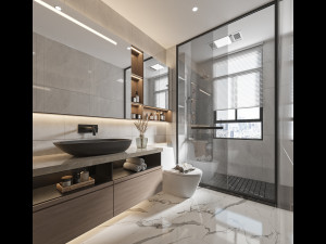 bathroom 3D 模型