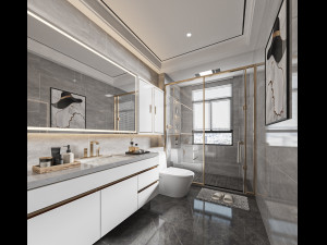 bathroom 3D 模型